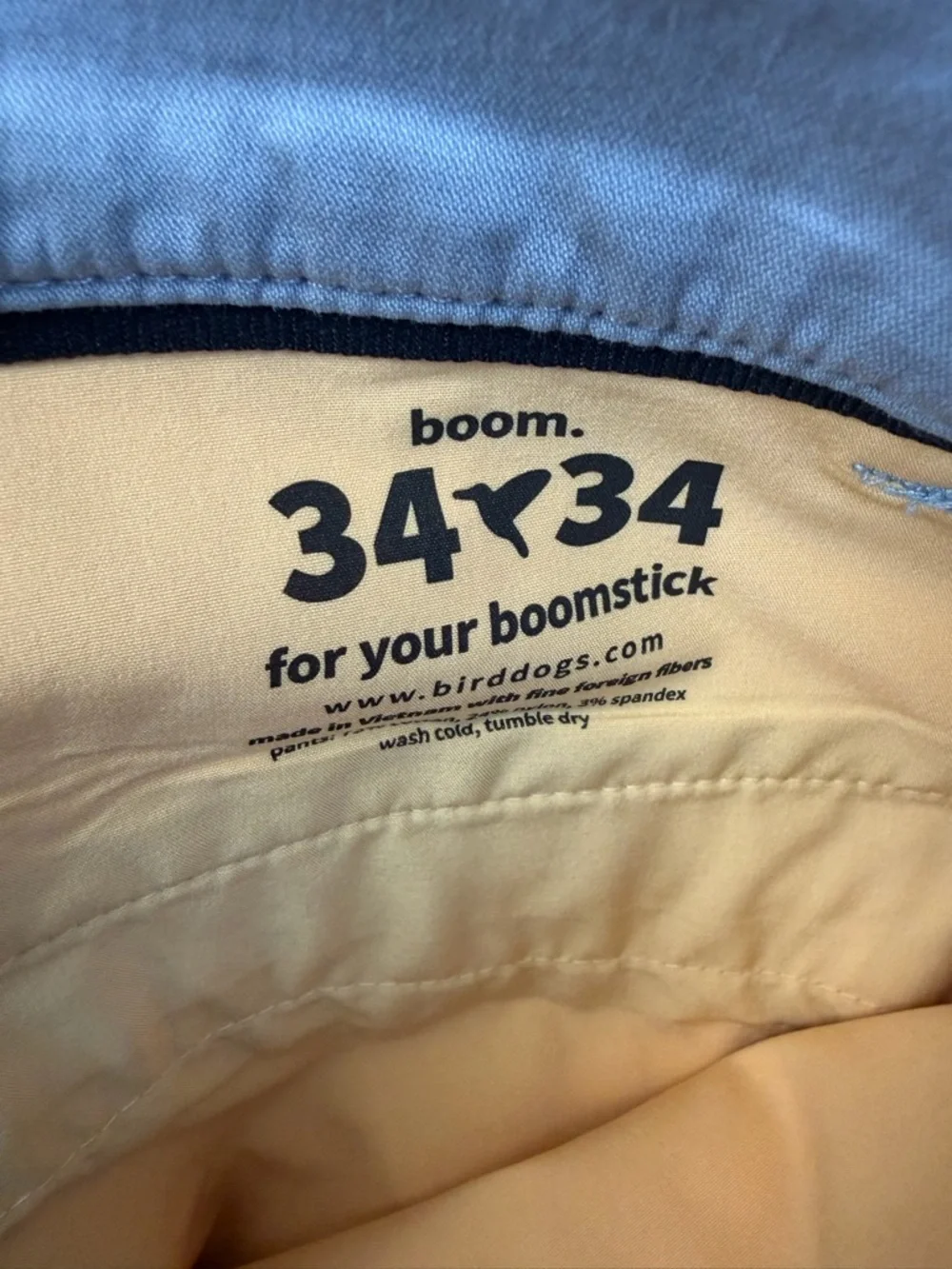 Birddogs Grey & Light Grey Slim Fit Stretch Pants Sz 34x34 (READ) Lot Of 2 Golf - Picture 3 of 16